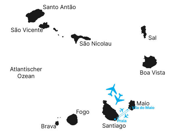 Rundreise Perlenfinder Südinseln: Santiago und Maio | Kopp Tours